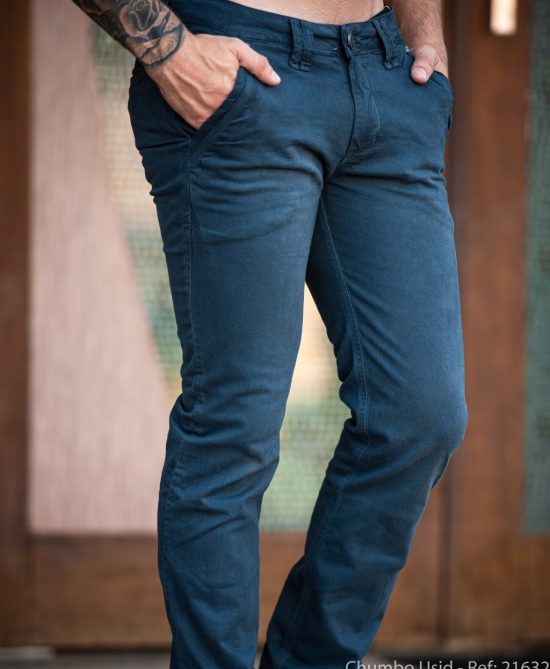 calça esporte fino jeans